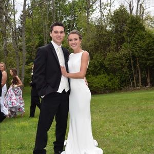 Jovani Ivory prom dress